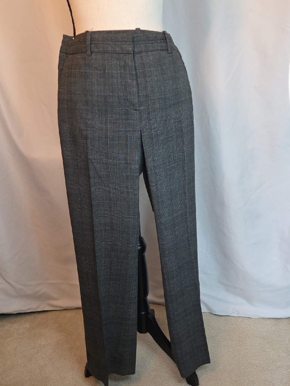 Worthington Gray Plaid Dress Pants